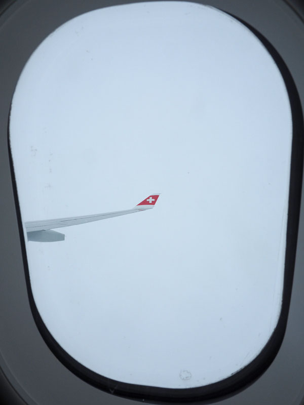 In the air