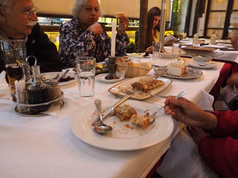 Dinner at Tri Sisera in the Bohemian Quarter