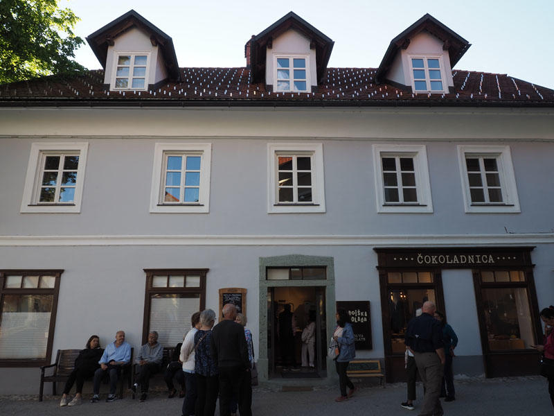 The chocolatier's store in Rodovljica