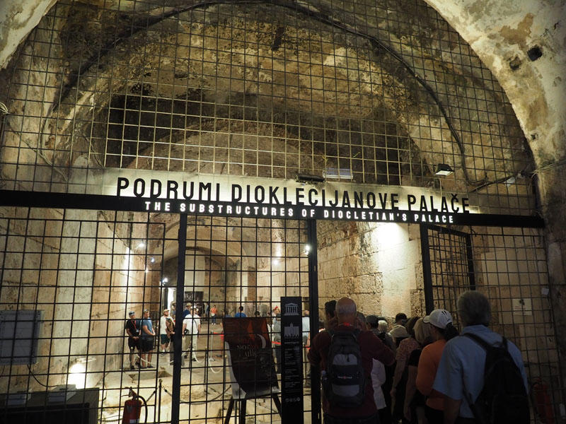 The basement of Diocletian's palace