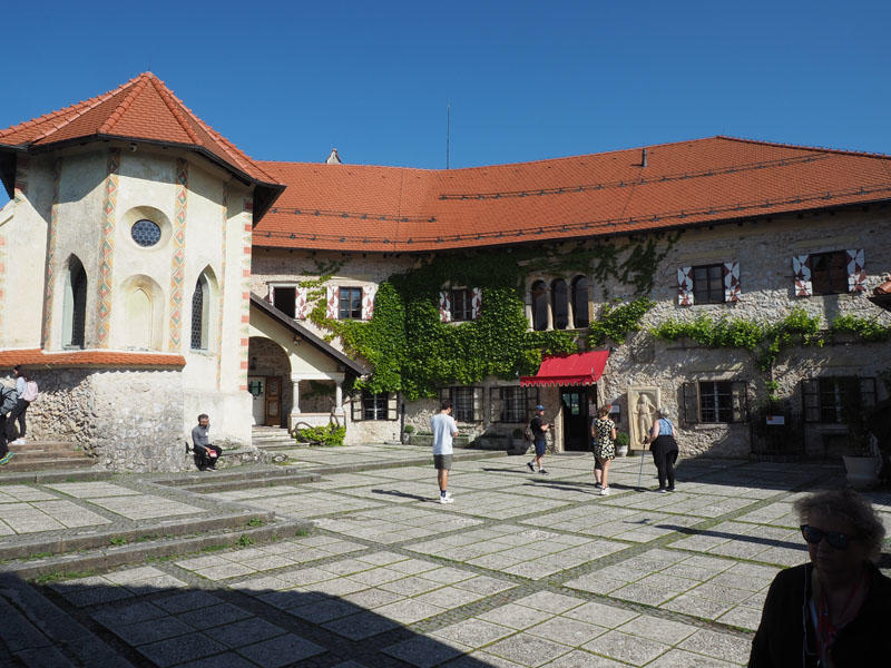 Within Bled Castle