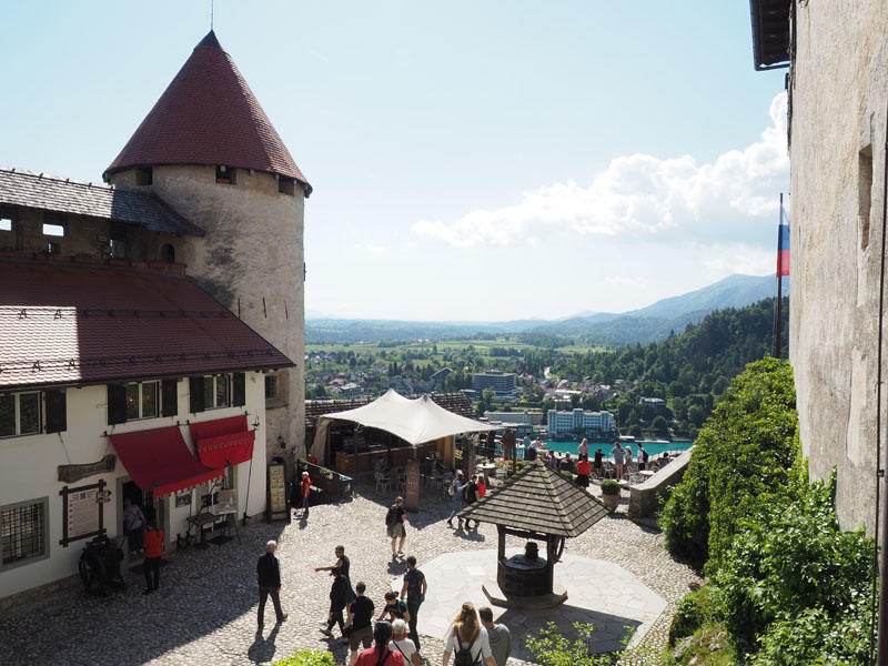 A view from Bled Castle