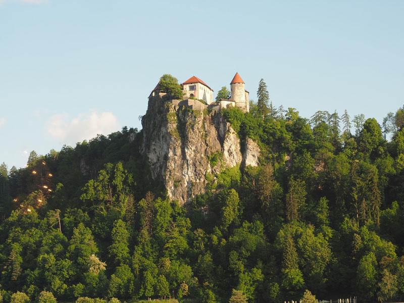 Bled Castle early in the morning