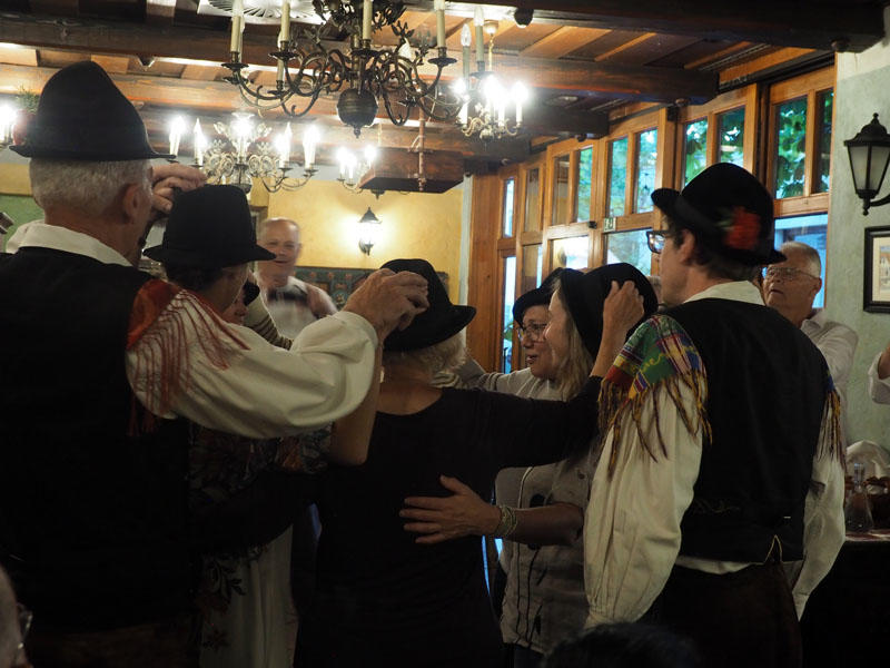 The hat game in Gostilna Lectar Restaurant