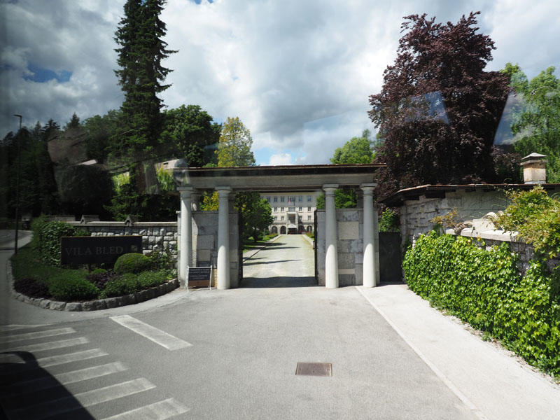 Entrance to Tito's former Private Villa, Vila Bled