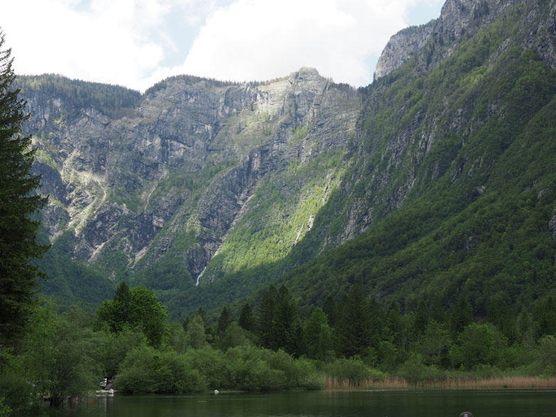 On the other side of Lake Bohinj