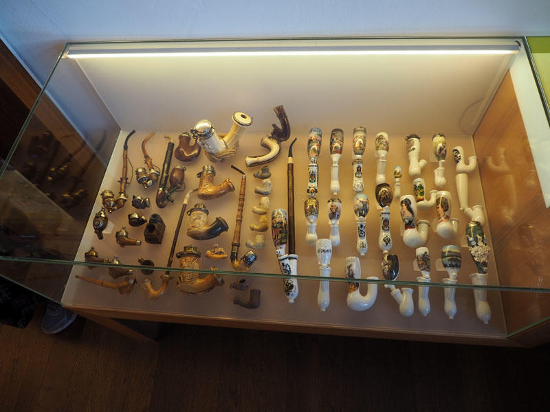 Collection of smoking implements