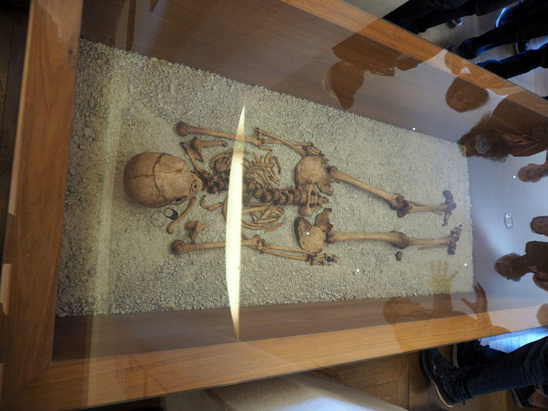 In the museum in Bled Castle