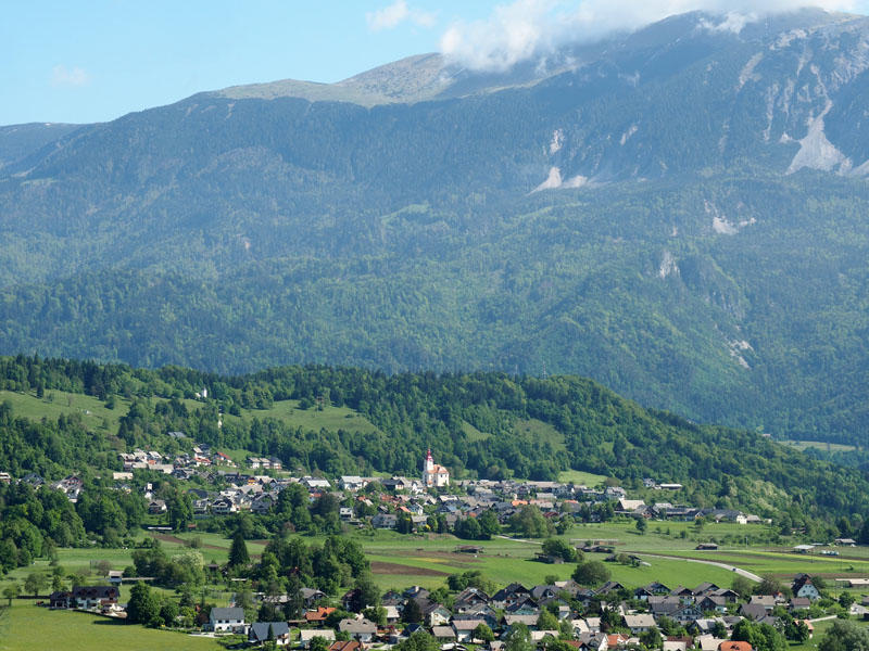 A view from Bled Castle