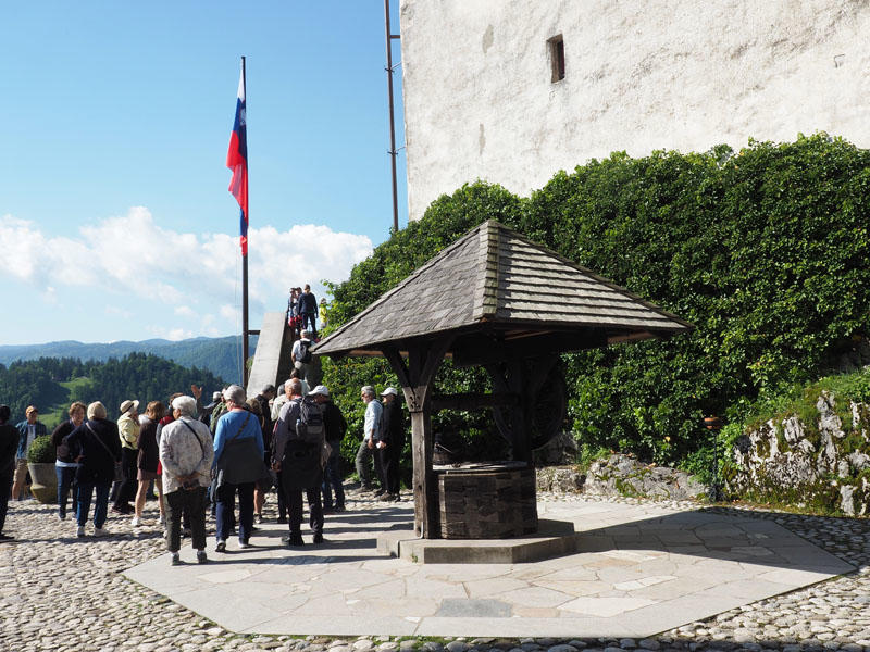 Well to bring water up to the castle