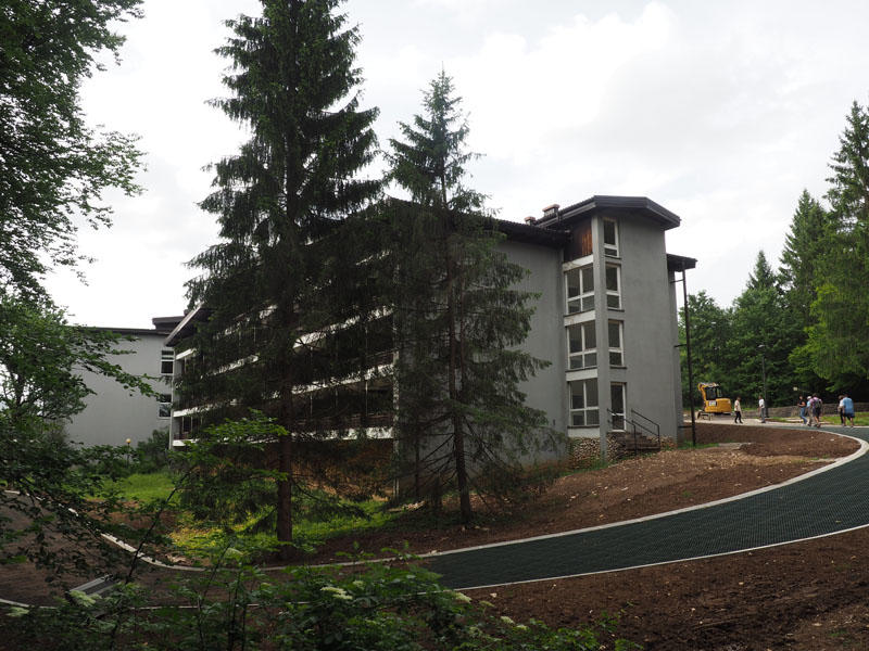 First view of our hotel