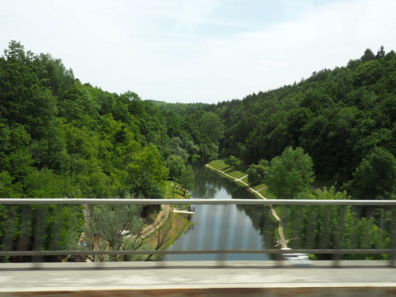Crossing the Korana River in Rostoke