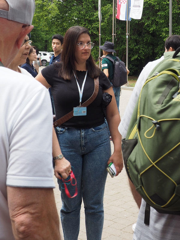 Our guide at Plitvice Lakes National Park