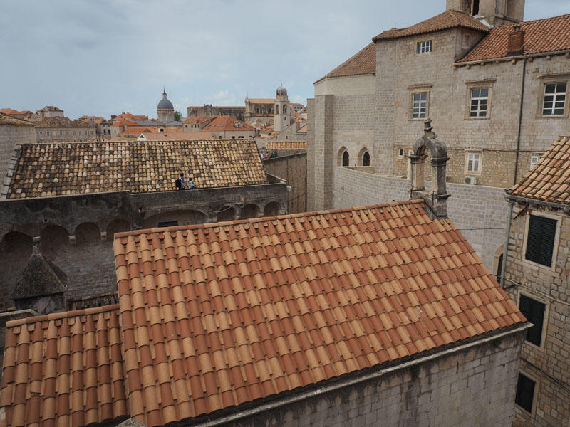 Rooftops from the Walls of Dubrovnik