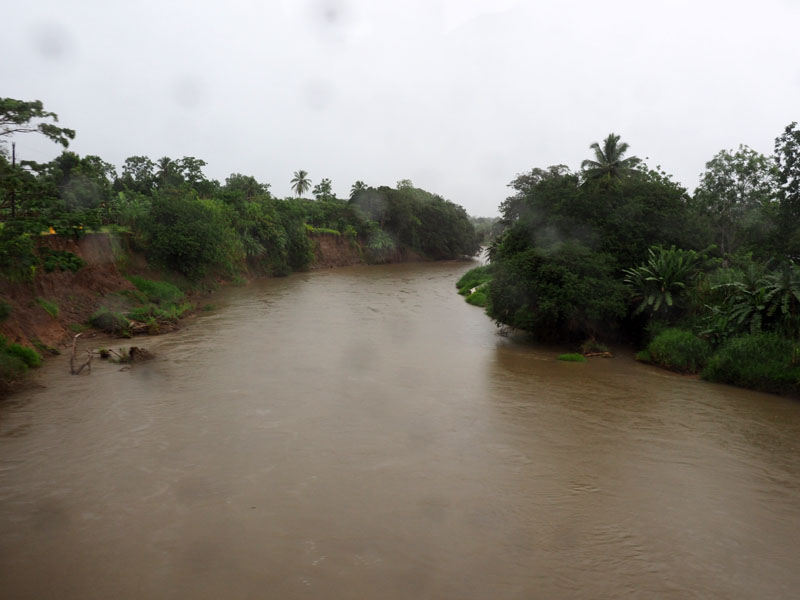 Crossing the San Carlos river
