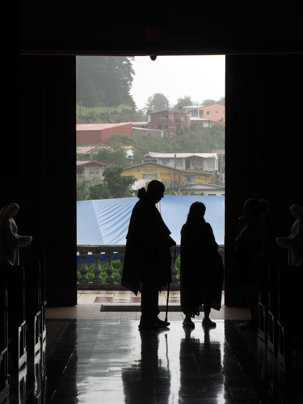 from inside the Iglesia de San Rafael