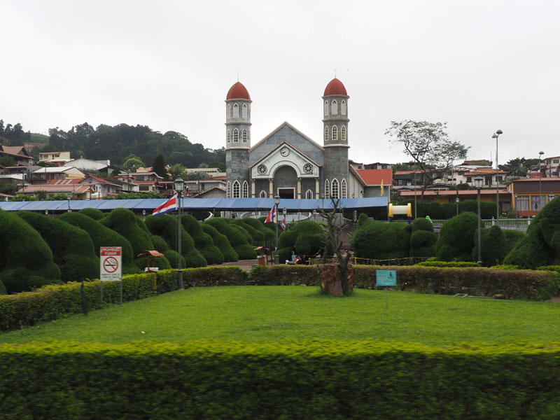 The church in Zarcero