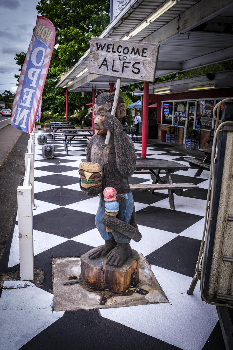 Alfs Ice Cream, Burgers, and Monkey