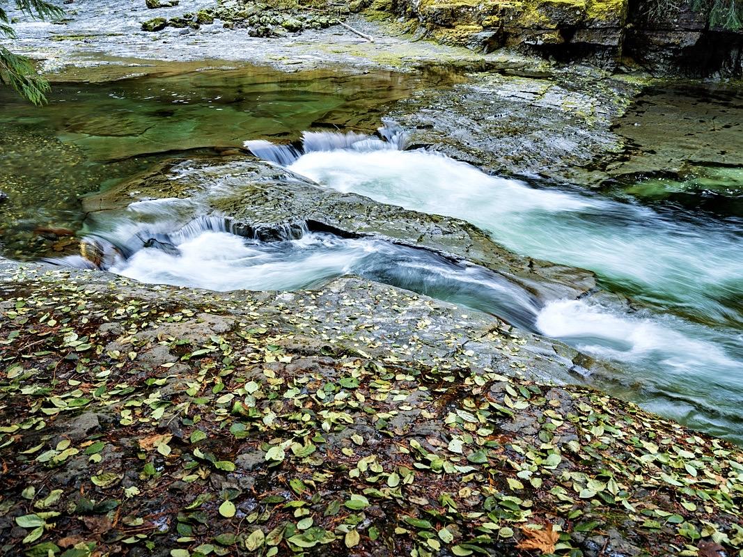 Middle Lewis River Falls