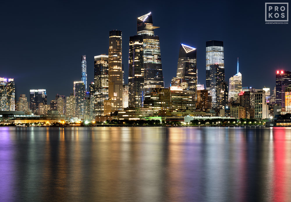 Hudson Yards Skyline at Night