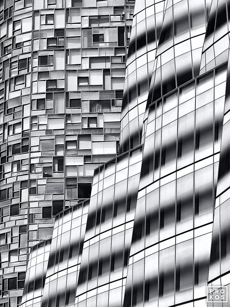 High Line Convergence (B&W)