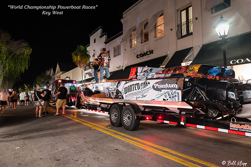 Powerboats on Display -- Duval St   9
