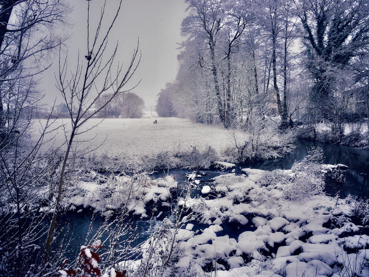 By the river Wieseth