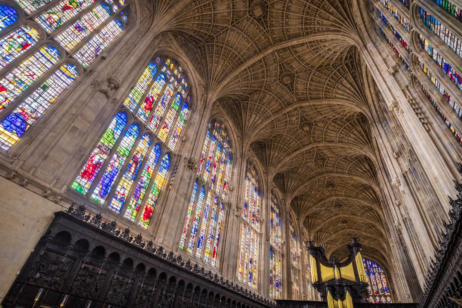 Kings College Choir Ceiling