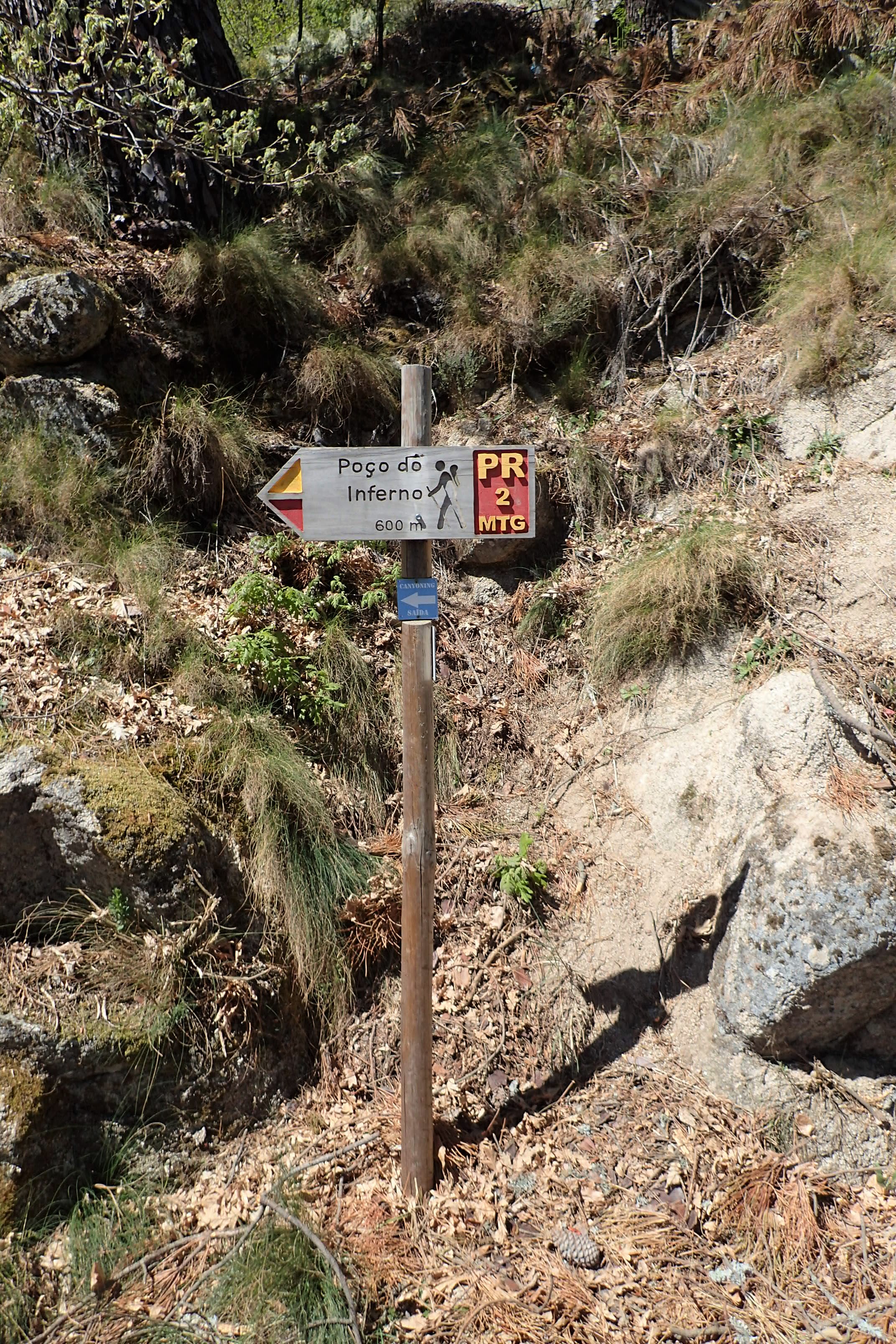Wooden signpost
