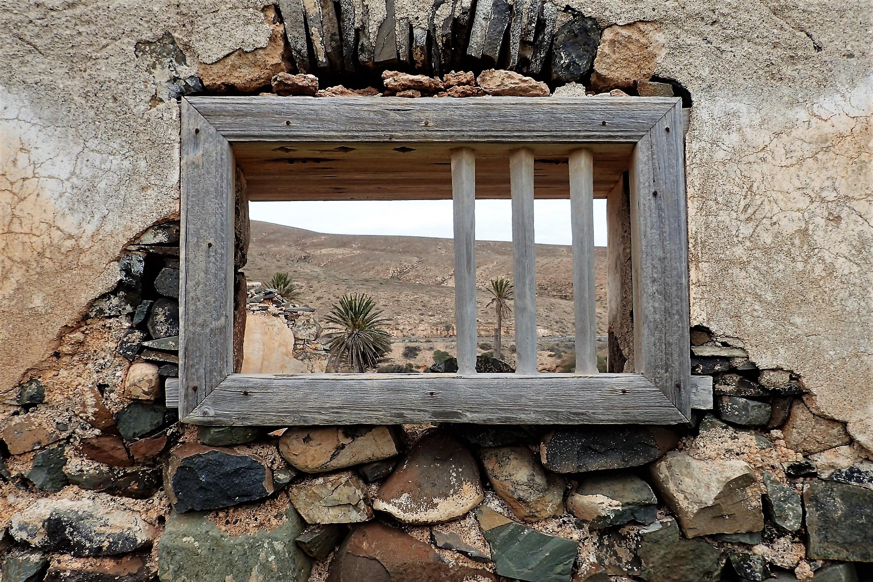 View through window