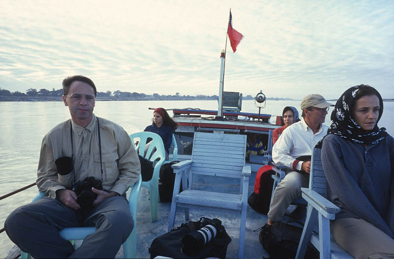 Boat from Mandalay to Mingun