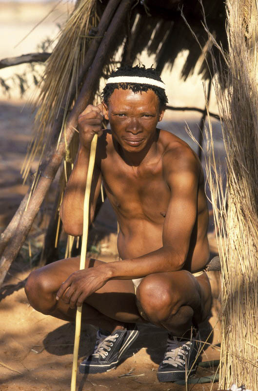 Bushman, Kalahari Desert, Namibia