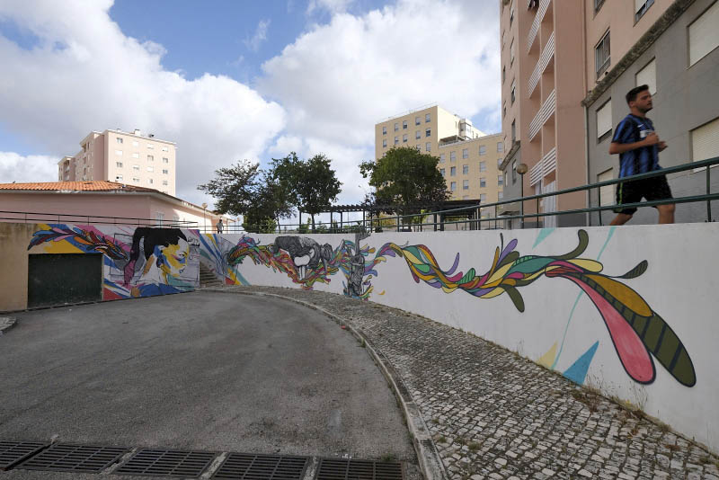 Maria Jos da Guia Street, Color Blind Colective 2019