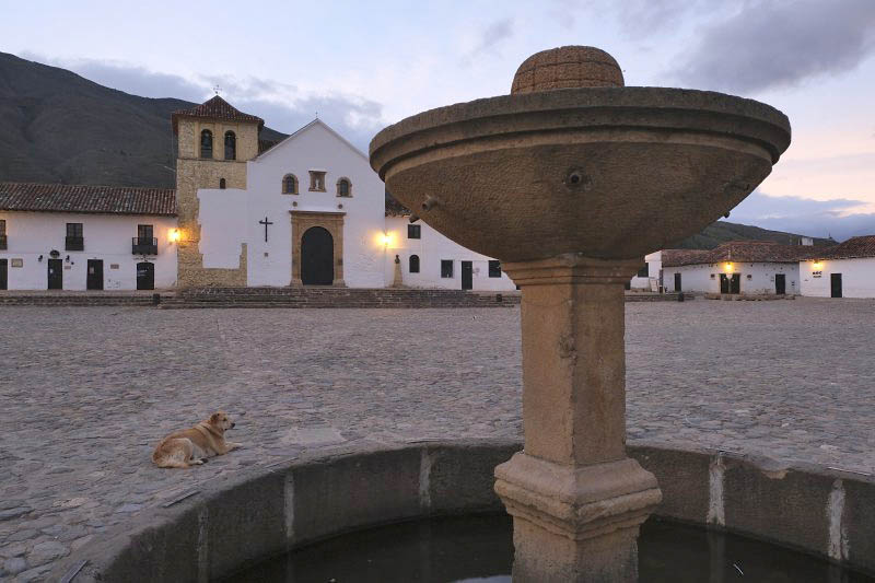 Villa de Leyva, Plaza Mayor