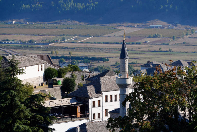 Gjirokastr, View from Konaku Guesthouse