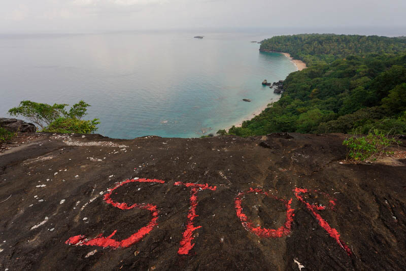 Prncipe Island, Antenas Lookout, Macaco Beach