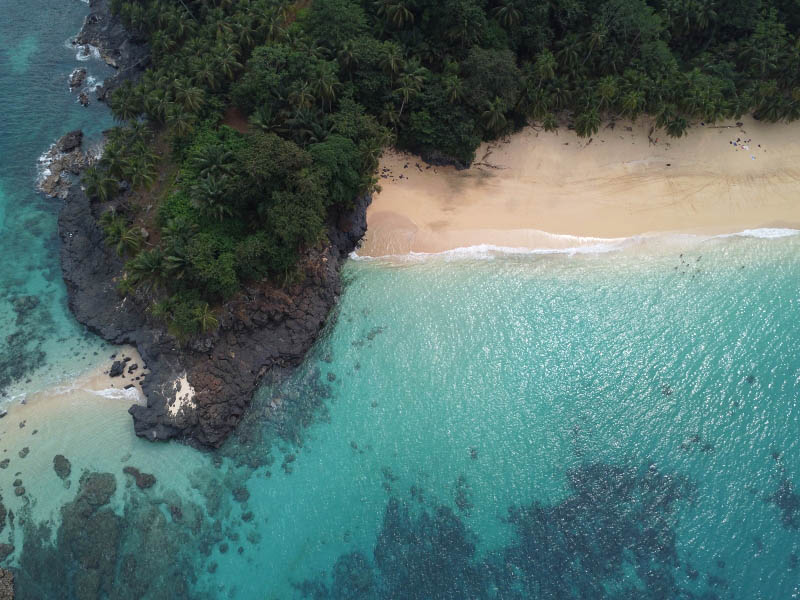 Prncipe Island, Boi Beach