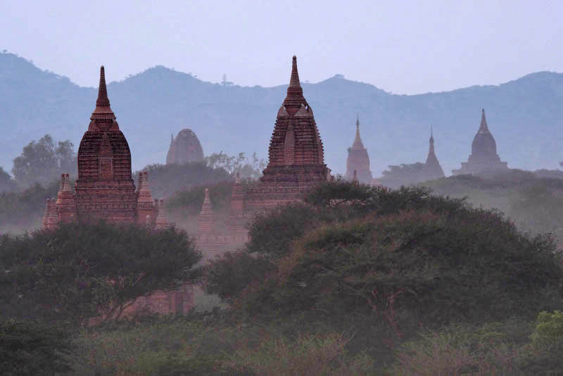 Bagan, Lookout near Sulamani Paya