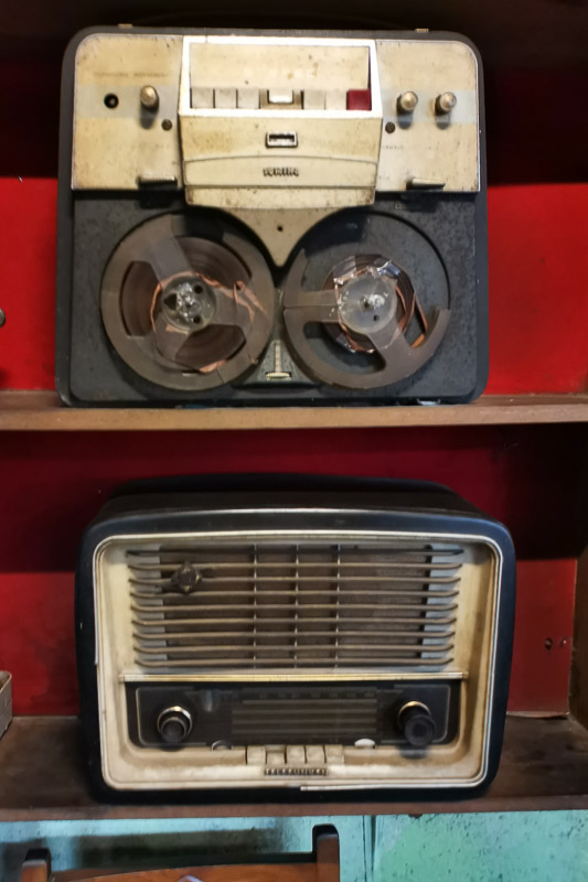 Old Tape Recorder & Radio