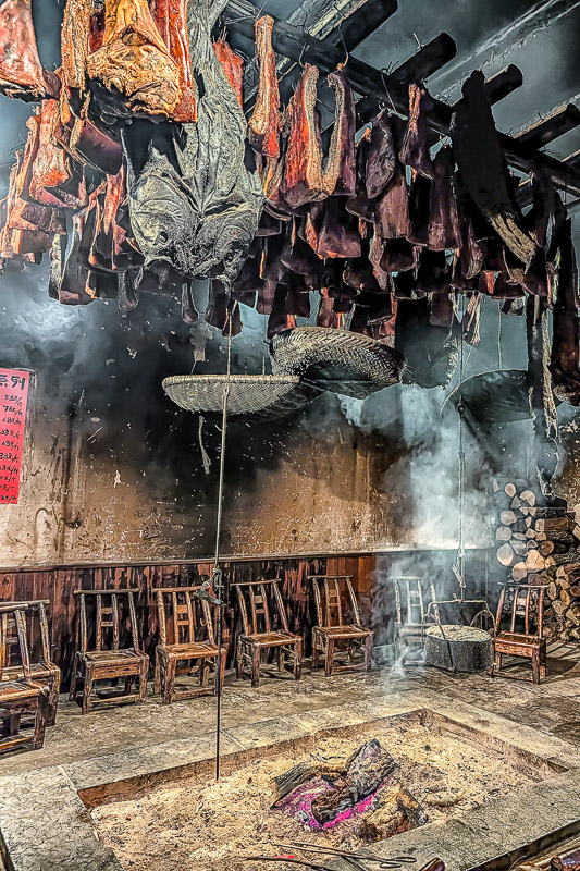 Hams Are Being Smoked