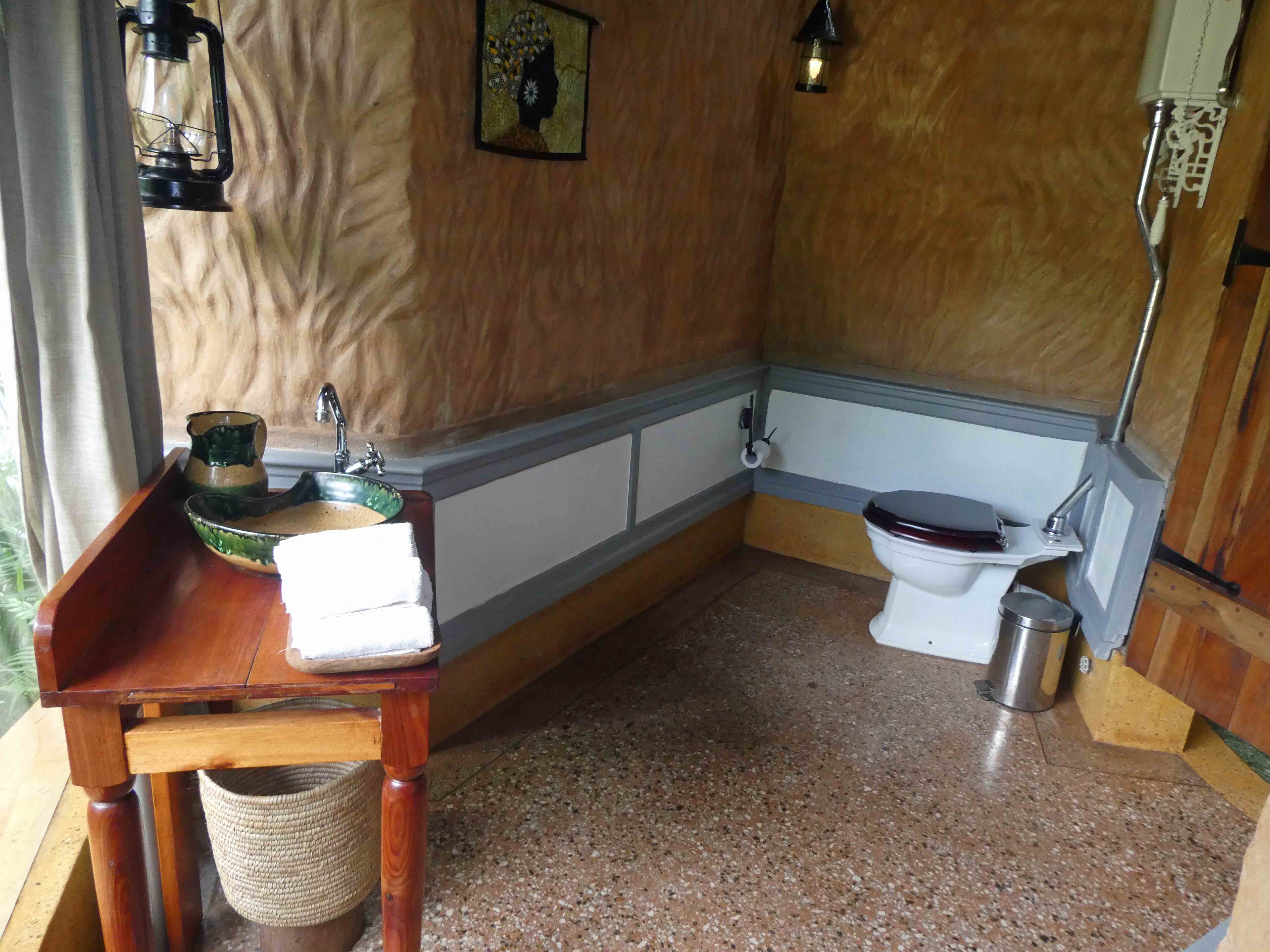 Really impressive bathroom at Gibbs Farm