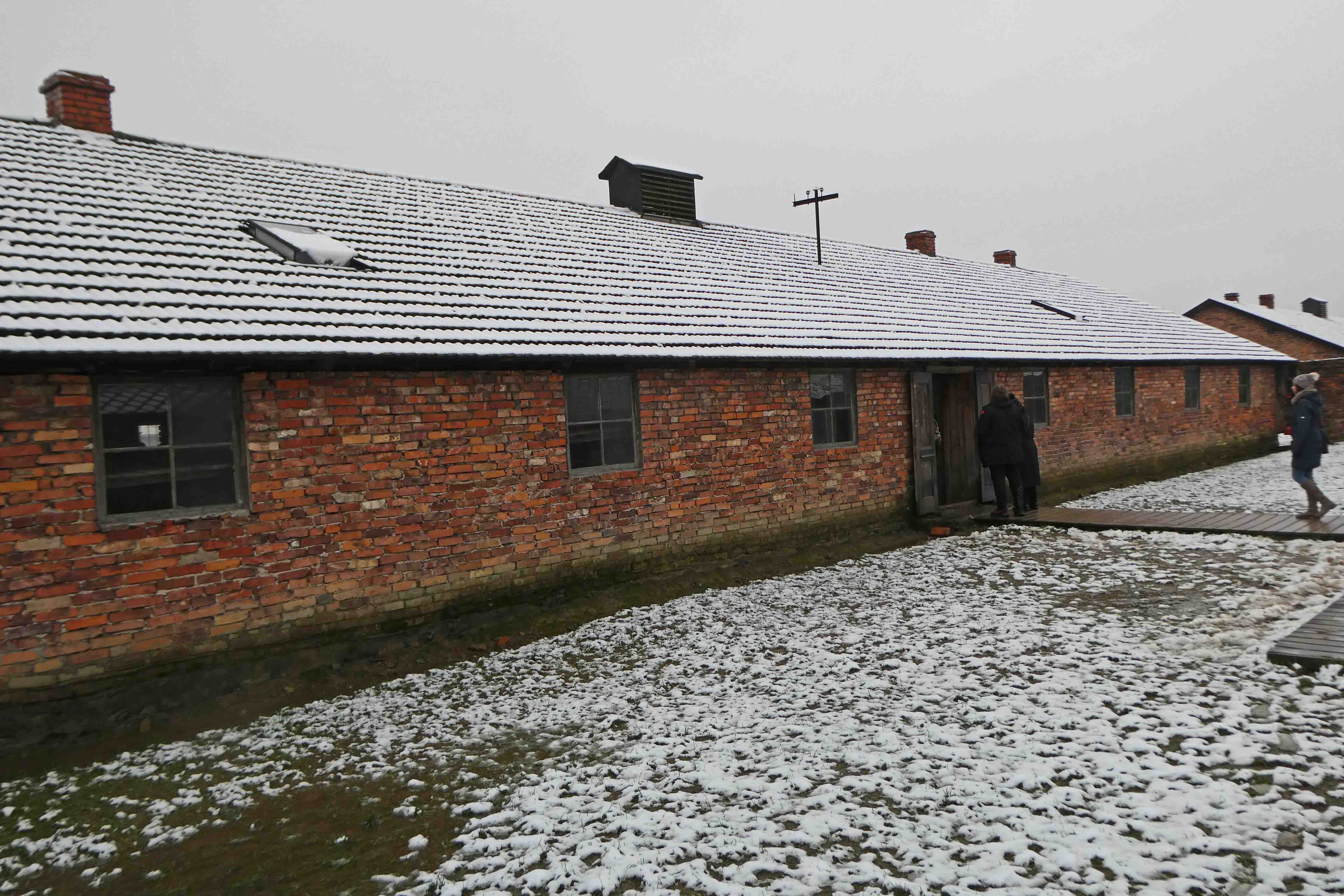 Women were held in the Death Barrack for days without food or water while waiting for the gas chamber at Birkenau