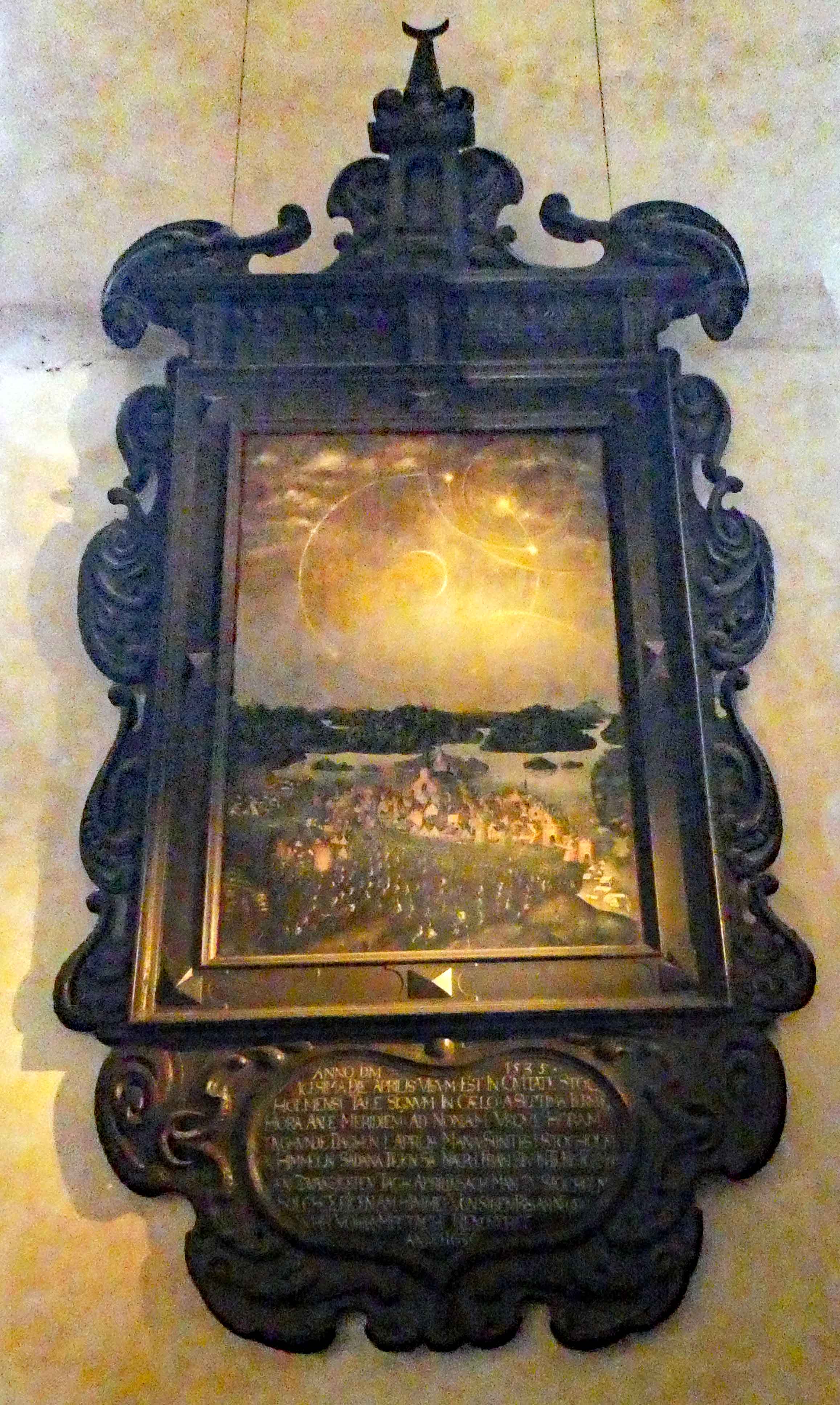 Vadersolstavlan is a 1636 oil-on-panel painting depicting a halo display over Stockholm on 20 April 1535