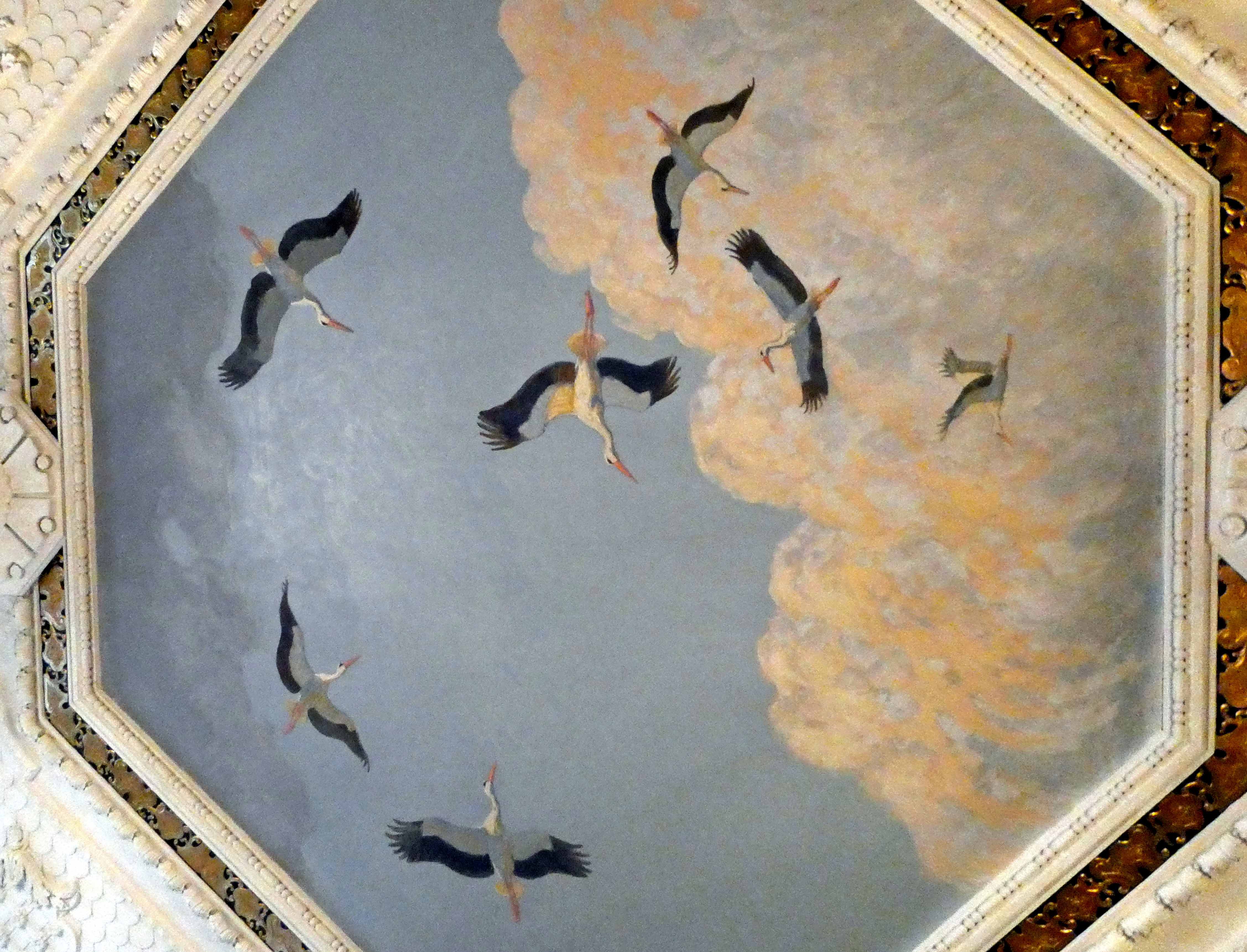 Ceiling Mural in Christiansborg Palace