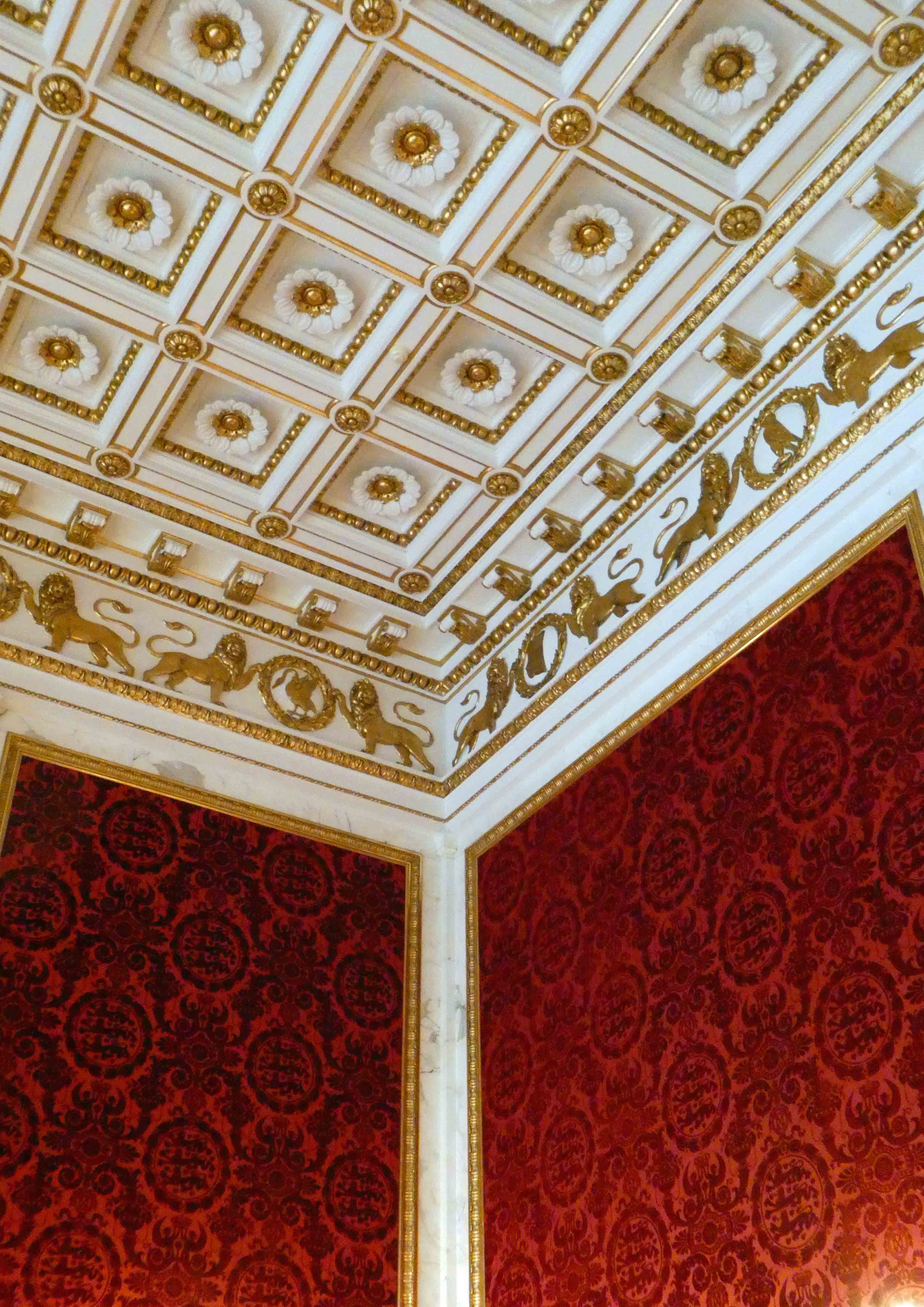 The Velvet Room in Chistiansborg Palace is modelled after the Sun King Louis XIV’s bedroom at the Palace of Versailles