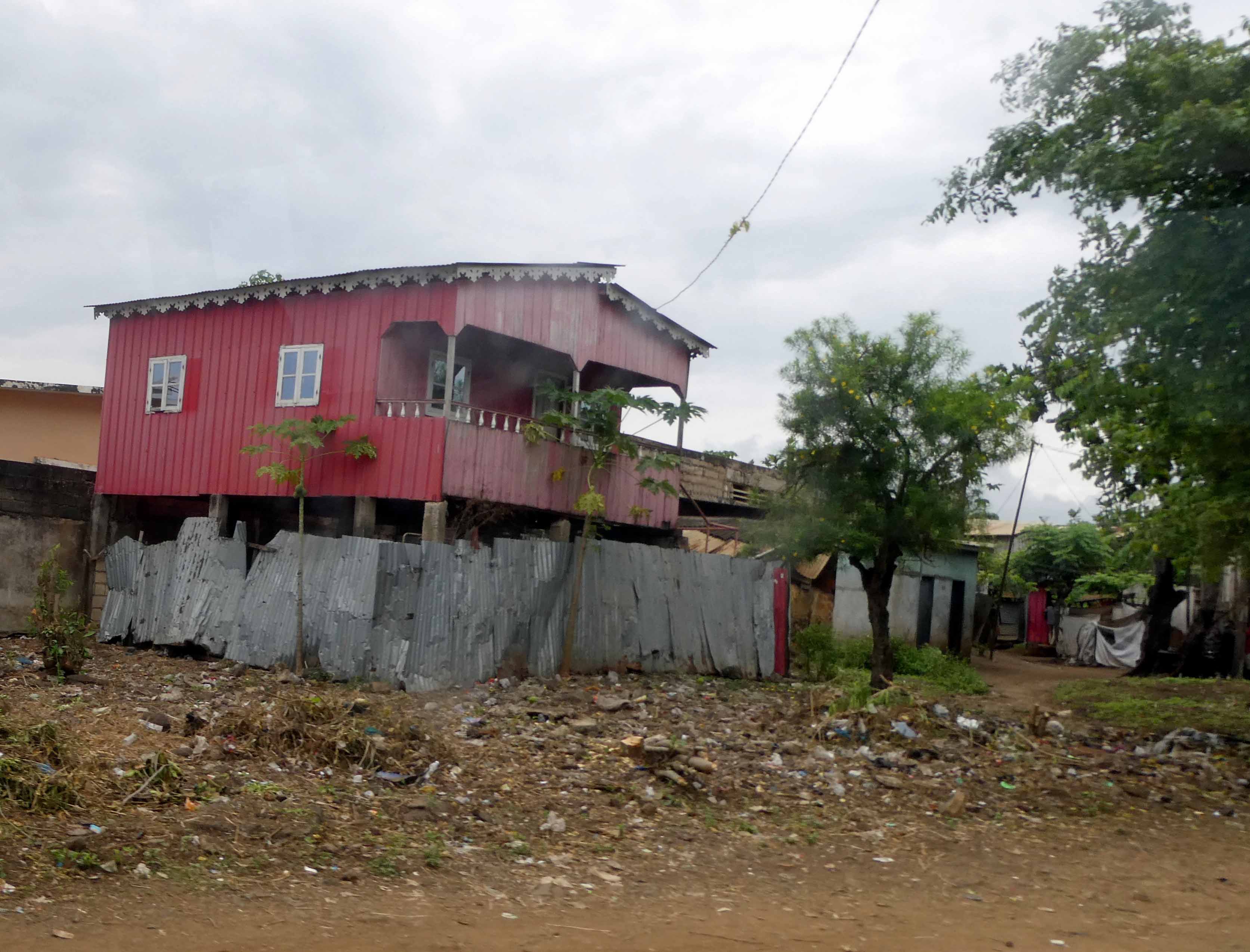 House on stilts in the fishing village of Pantufo on Sao Tome.JPG