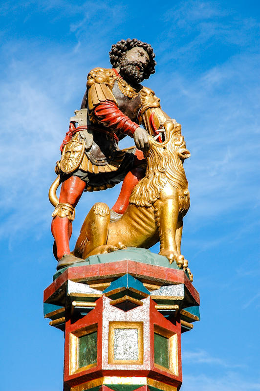 Simsonbrunnen, Kramgasse in Bern