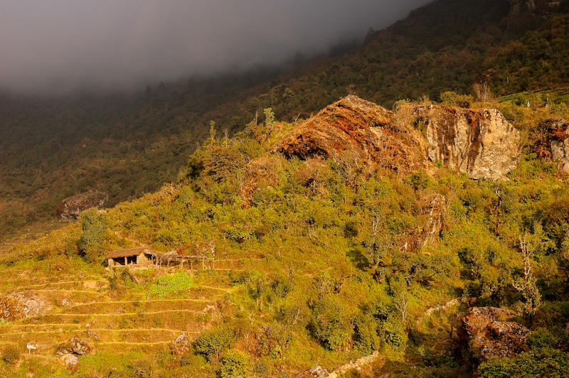 On the way from Shyaphru Besi to Kathmandu