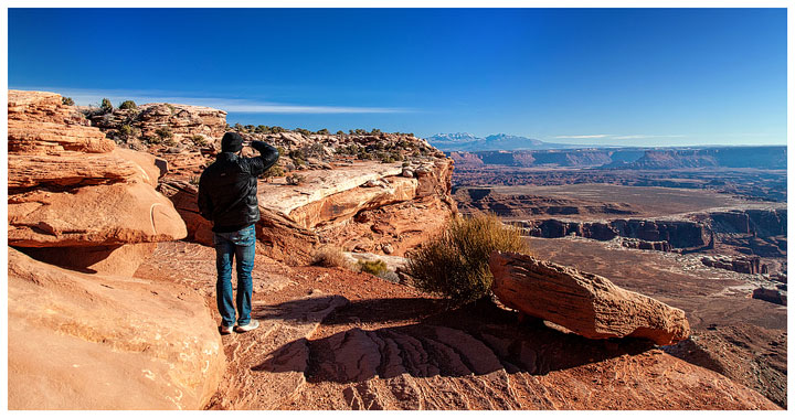 Grand View trail at Island in the Sky