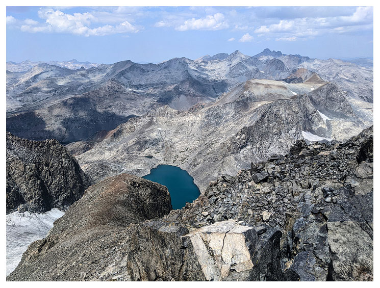 Lake Catherine from Banner Peak